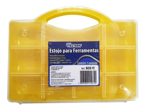 Estojo Para Ferramenta Com 11 Compartimentos Western Box-11