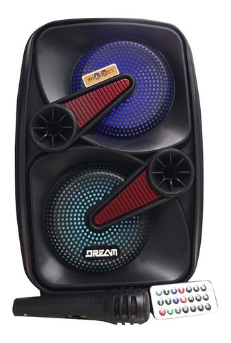 Parlante Cabina 8 Pulgadas Recargable Micrófono 800w P.m.p.o