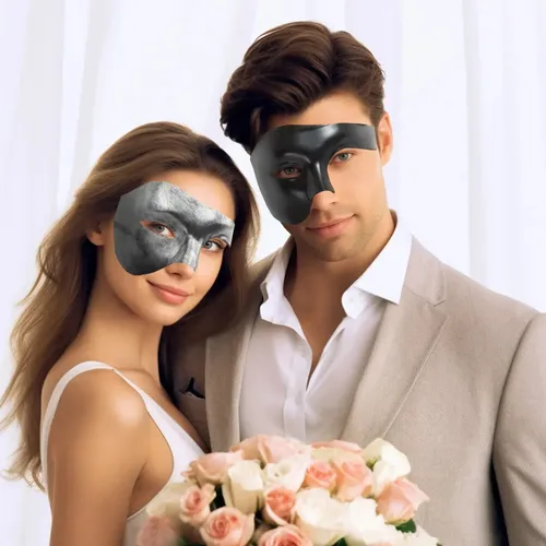 Máscara Veneciana Para Carnaval - Pack De 4 Máscaras Para Fiesta De Disfraces, Halloween O Bodas - Hombre Y Mujer