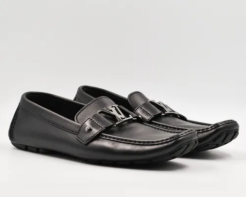 Sapato Mocassim Louis Vuitton Monte Carlo Preto 42 Bra