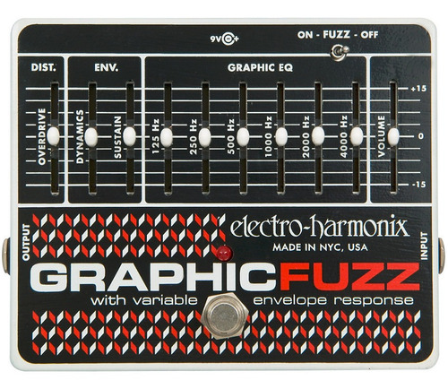 Pedal De Efecto Electro Harmonix Graphic Fuzz Eq