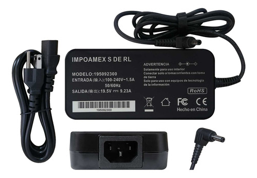 Cargador Para Asus Rog Strix Gl702v Gl702vm 2.5mm 180w