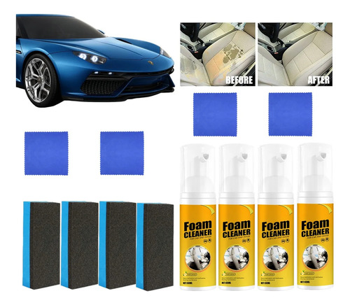 Limpiador 4foam Para Automóviles En Aerosol C-.-