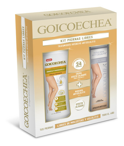  Pack Goicoechea Máscara Anticelulitis+ Crema Arnica