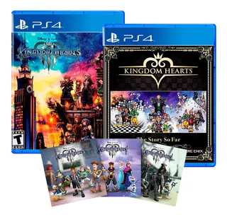 Kingdom Hearts Iii + Kingdom Hearts The Story + 3 Cartas