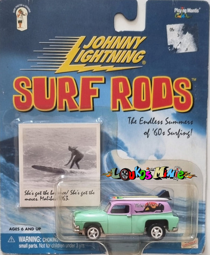 Johnny Lightning 1954 Chevrolet Panel Surf Rods Waimea Mamas