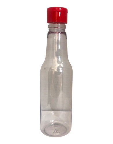 Botella Salsera Pet 150 Ml Con Tapa Flip Top Pack 100 Piezas