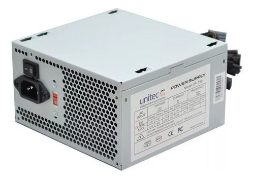 Fuente de poder para PC Unitec ATX-750W 750W