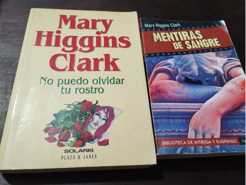 Lote X 2 Novelas De Suspenso De Mary Higgins Clark. Olivos 