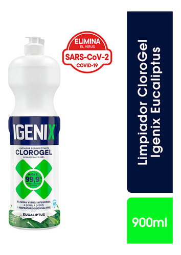 Igenix Limpiador Clorogel Eucaliptus 900 Ml