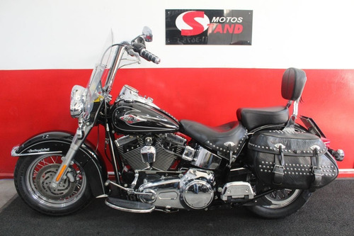 Imagem 4 de 11 de Harley Davidson Softail Heritage Classic 2010 Preta Preto