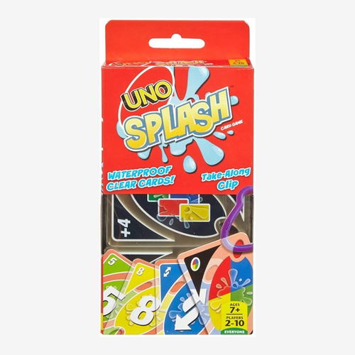 Cartas Uno Splash, Clasicas. Mattel