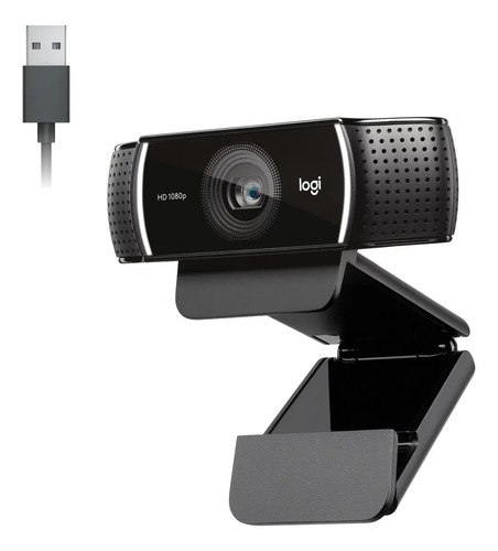 Webcam Full HD Logitech C922 Pro Stream com Microfone Embutido