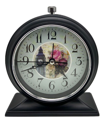 Imagem 1 de 6 de Relógio Despertador De Cabeceira Vintage Com Alarme Retro