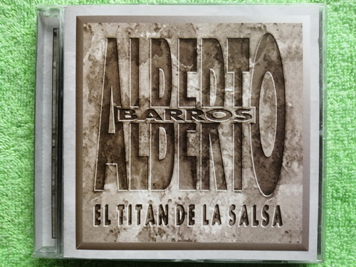 Eam Cd Alberto Barros El Titan De La Salsa 1995 Album Debut 