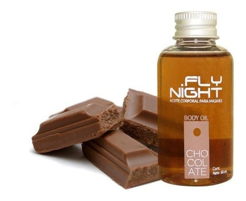 Aceite P/ Masajes Fly Night Body Oil Sabor Chocolate - Fun*