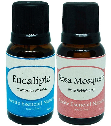 Eucalipto Y Rosa Mosqueta 2 Fco 15ml Aceite Esencial Difusor