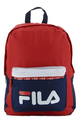 Fila Mochila Bolsillo Delantero C/cierre Roja