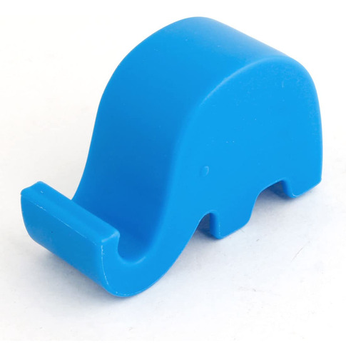 Qtqgoitem Soporte Forma Elefante Plastico Duro Azul Para Pcs