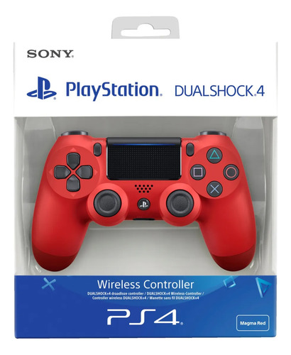 Joystick Inalámbrico Ps4 Original Sony Magma Red Color Rojo
