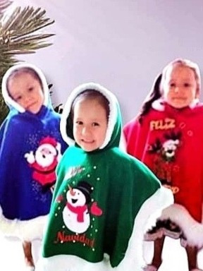 Ruanas Navideñas  Infantil