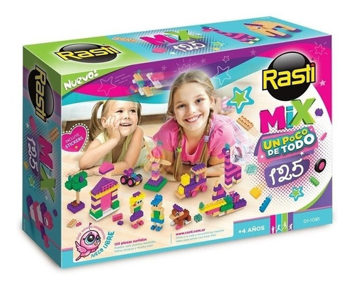 Rasti Mix 125 Piezas De Todo Un Poco Nenas Bloques 