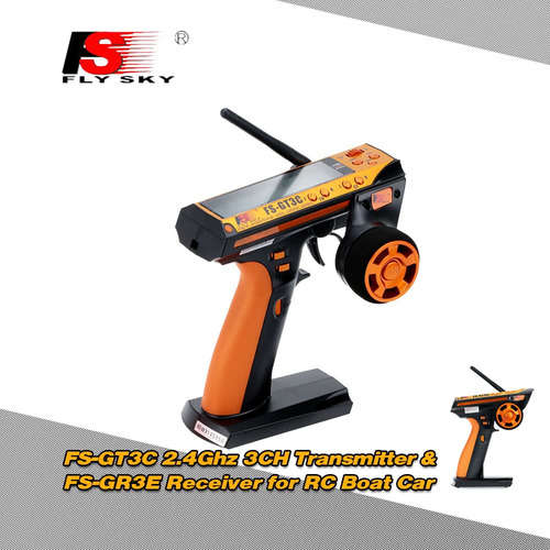 Original Flysky Fs-gt3c 2.4g Control Remoto Con Lcd