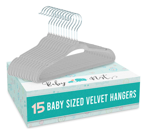 Baby Nest Designs Perchas De Terciopelo De Plastico Para Nin