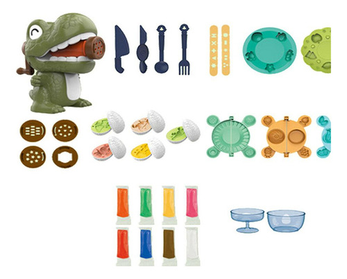 Bake Juegos De Herramientas De Plástico De Dinosaurio 36pcs