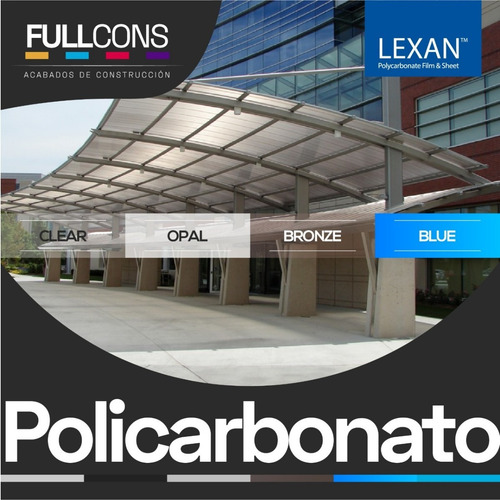 Imagen 6 de 9 de Policarbonato Translucido Tejas Pvc Alucobond