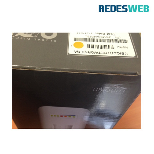 Antena Ubiquiti Nanostation M2: 2.4 Ghz - 11dbi