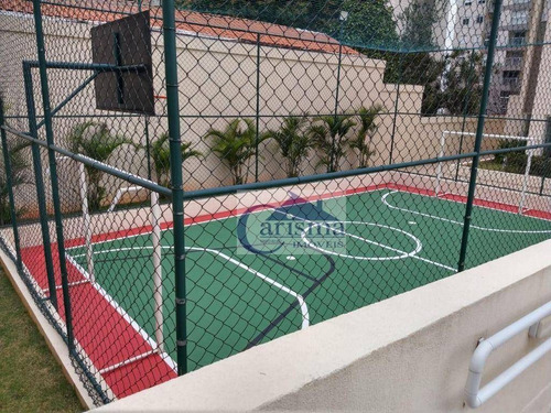 Apartamento Com 2 Dormitórios, Sendo 1 Suíte, À Venda, 59 M² Por R$ 335.000 - Parque Das Nações - Santo André/sp - Ap3642