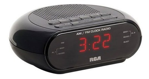 Radio Reloj, Negro Rca Rc205 Digital