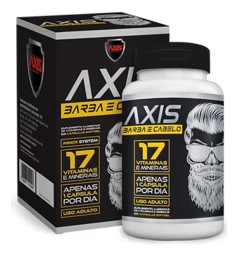 Barba E Cabelo Minox System 30 Cápsulas 17 Vitaminas