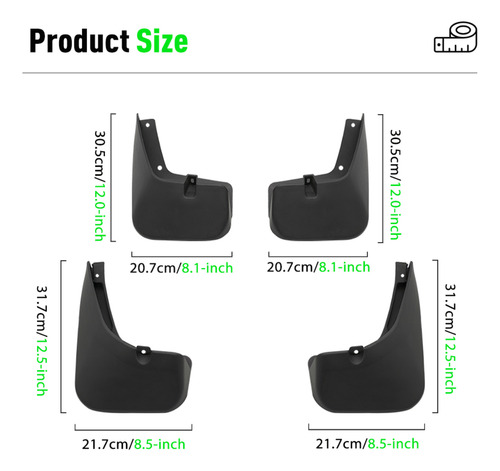 Guardabarros Para Ssangyong Korando New Actyon C200 2011-201