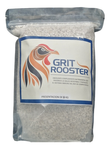 Grit Rooster Minerales Y Completo Nutrimental Para Aves 1 Kg