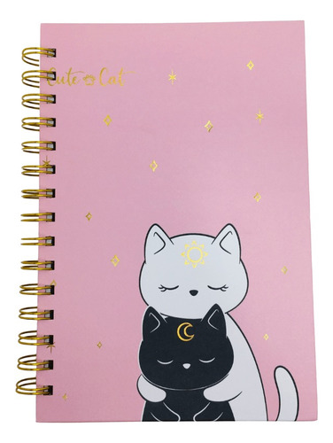 Cuaderno Libreta Gato Diseño Gatitos Croquera Kawaii Regalo