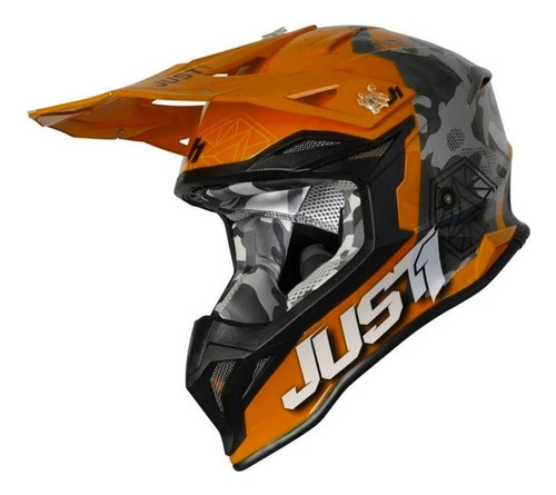 Casco Moto Just1 J39 Kinetic Camo Motocross Enduro Just 1