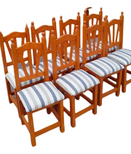 Sillas De Comedor Asiento Tapizado