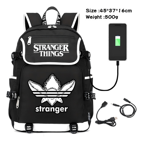 Mochila Usb Mochila Escuela Stranger Things