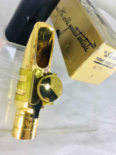 Boquilha Sax Alto Metal Otto Link N°7 Produto Vitrine