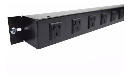 Imagen 2 de 8 de Canal Tension Rack Rackeable 5 Tomas Zapatilla Pie Mural Glc
