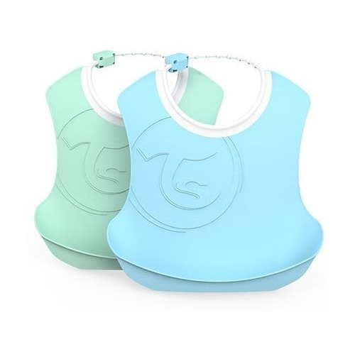 Baberos X2 Twistshake Bibs 4 Meses+ By Maternelle