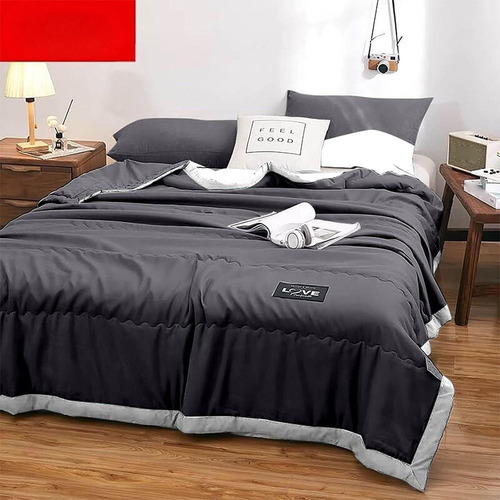 Colcha Enfriadora De Doble Cara Cooling Blanket, Color Liso,