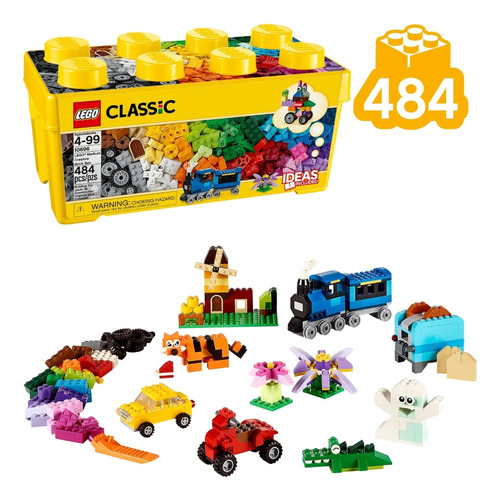 Lego 10696 Classic 484 Piezas Y Caja Para Guardarlos