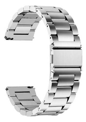 Correa Universal Para Smartwatch 22mm Eslabones De Metal