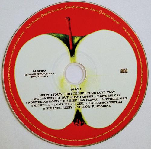 The Beatles / Álbum 2 Cd Nuevos 1962 / 1966 Con Yesterday