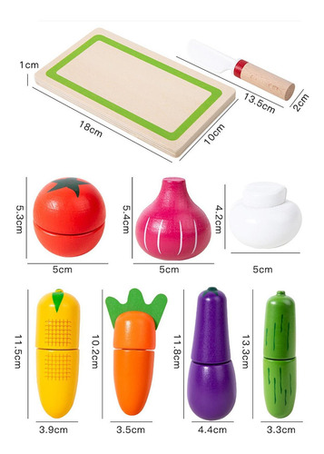 Corte De Juguetes De Comida Accesorios De Cocina Juego De