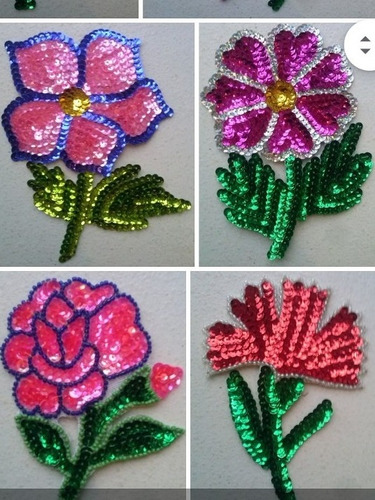 Aplicaciones De Lentejuela De Flores De 10cm! | Meses sin intereses Aplicaciones De Lentejuela De Flores De 10cm! | Meses sin intereses