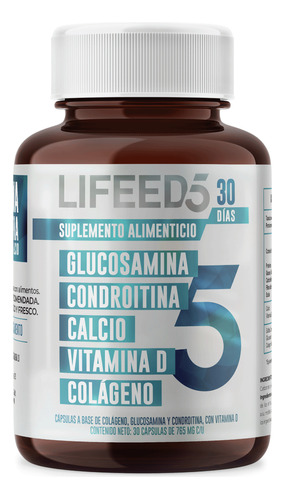 Suplemento Lifeed5 Joints Glucosamina Condroitina 30 Caps
